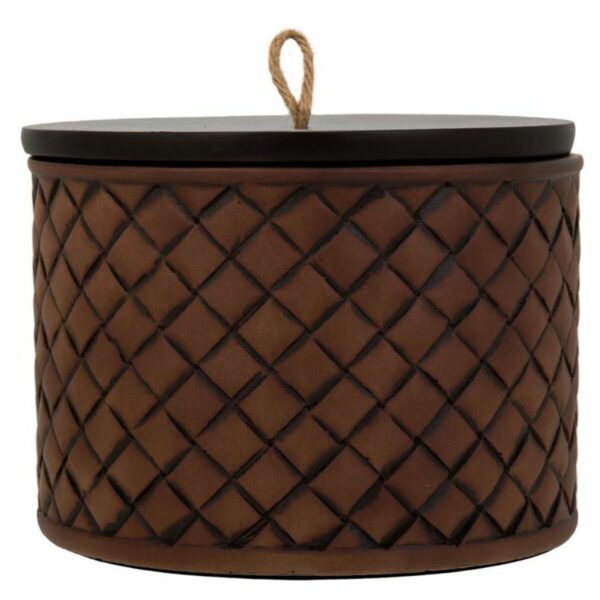 Jewelry box Alexandra House Living Brown Polyresin 17 x 13 x 17 cm - Image 2