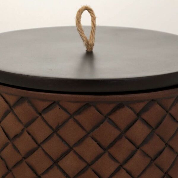 Jewelry box Alexandra House Living Brown Polyresin 17 x 13 x 17 cm - Image 5