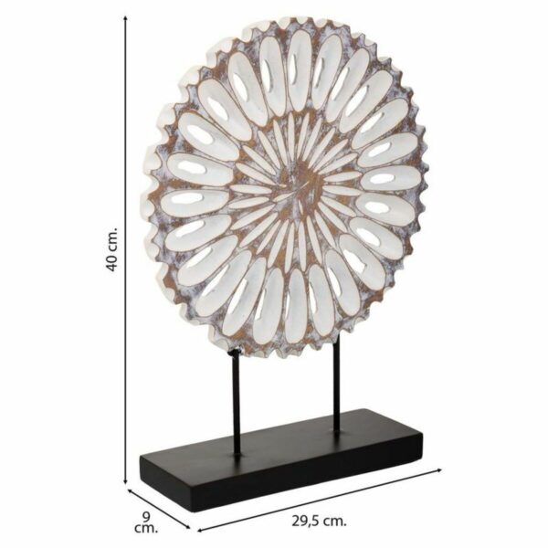 Decorative Figure Alexandra House Living White Polyresin 9 x 40 x 29 cm - Image 5
