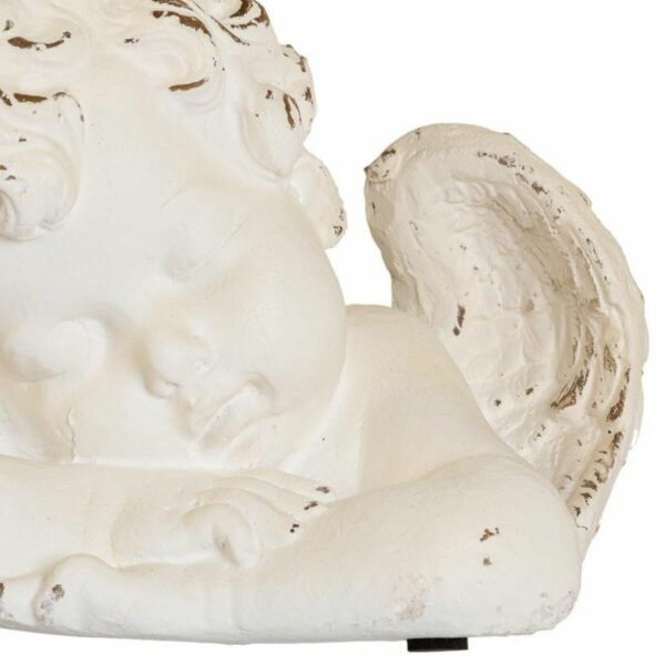 Decorative Figure Alexandra House Living White Manganese oxide Angel 18 x 19 x 29 cm - Image 8