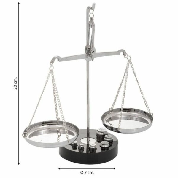 Decorative Figure Alexandra House Living Acrylic Brass Scales 7 x 20 x 7 cm - Image 4