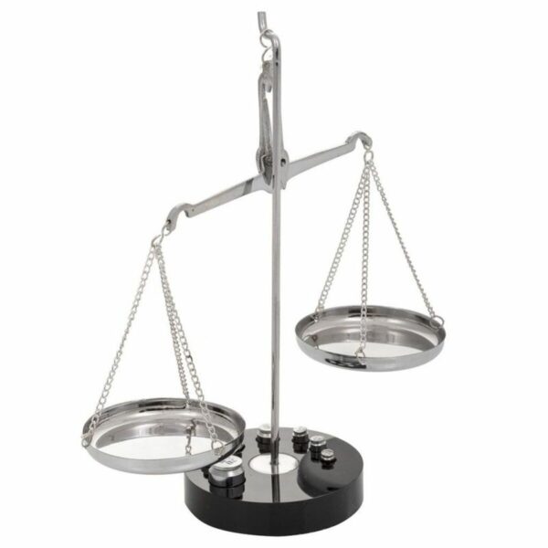 Decorative Figure Alexandra House Living Acrylic Brass Scales 7 x 20 x 7 cm - Image 5