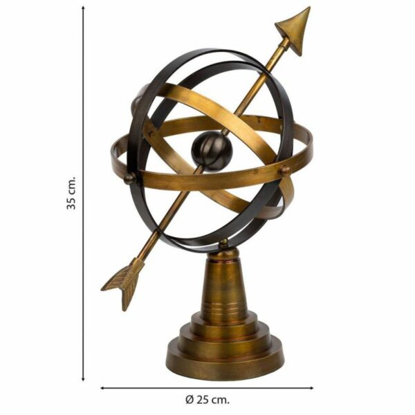 Decorative Figure Alexandra House Living Brown Aluminium 25 x 35 x 25 cm - Image 5