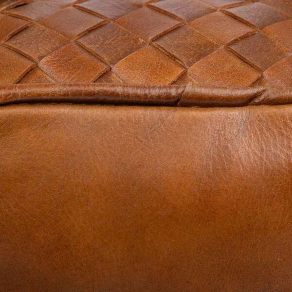 Doorstop Alexandra House Living Cotton Leather 20 x 20 x 20 cm Brown - Image 7