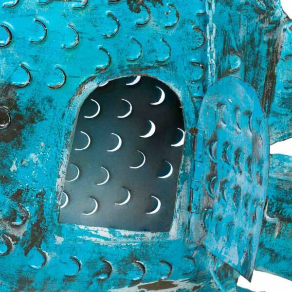 Decorative Figure Alexandra House Living Blue Mango wood Fish 10 x 80 x 105 cm - Image 7