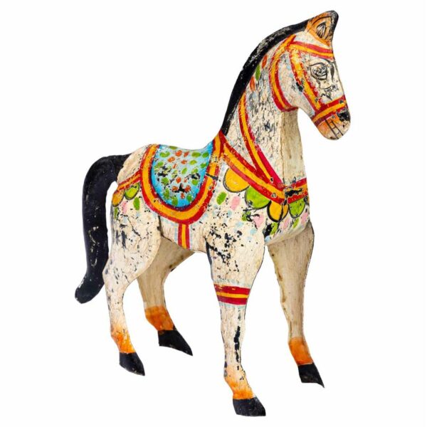 Decorative Figure Alexandra House Living Mango wood Horse 7 x 24 x 22 cm