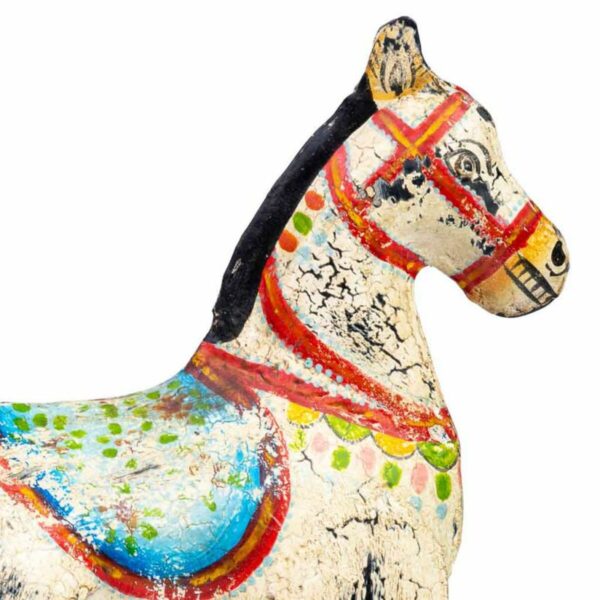 Decorative Figure Alexandra House Living Mango wood Horse 9 x 34 x 31 cm - Image 7
