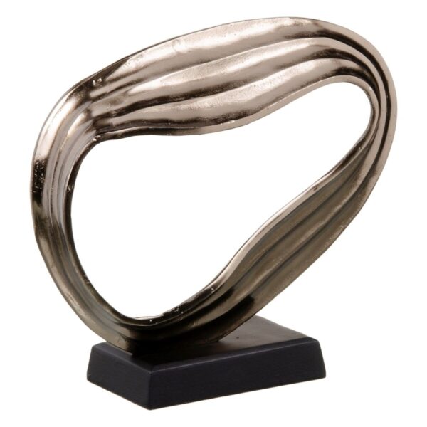 Decorative Figure Black Silver Aluminium 36,8 x 15 x 32 cm - Image 3