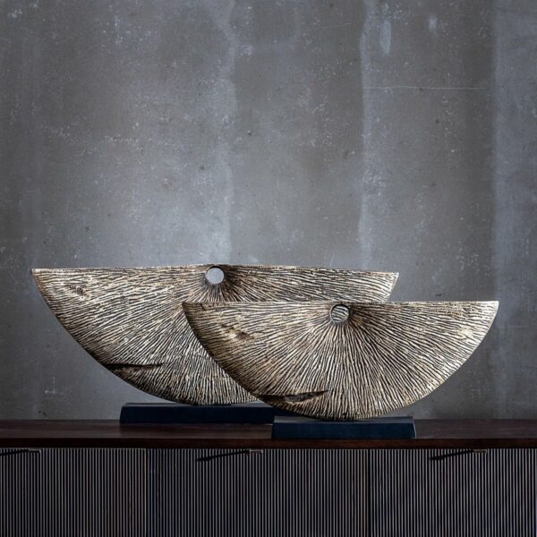 Decorative Figure Brown Black Aluminium 62 x 11 x 27,3 cm - Image 8