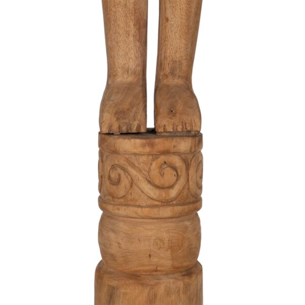 Decorative Figure Natural African Man 14 x 14 x 113 cm - Image 5