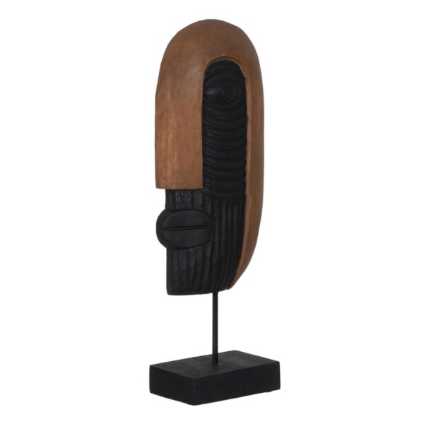 Decorative Figure Brown Mask 17,5 x 10 x 50 cm - Image 2