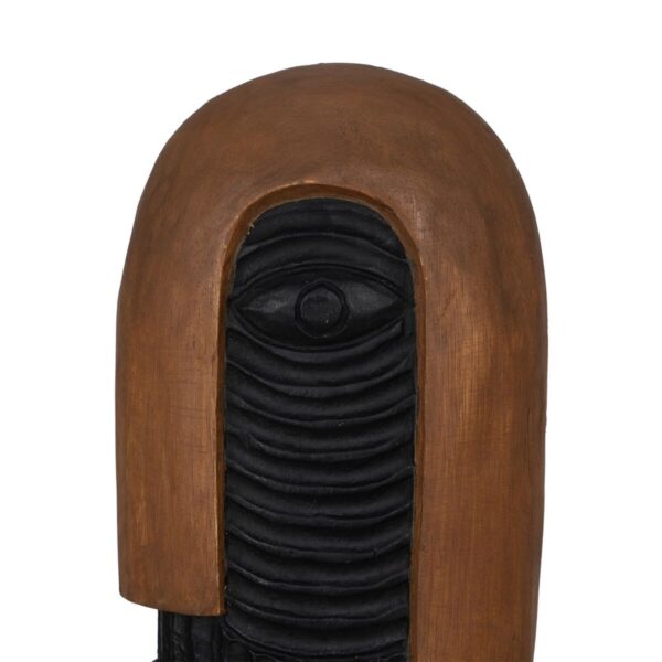 Decorative Figure Brown Mask 17,5 x 10 x 50 cm - Image 3
