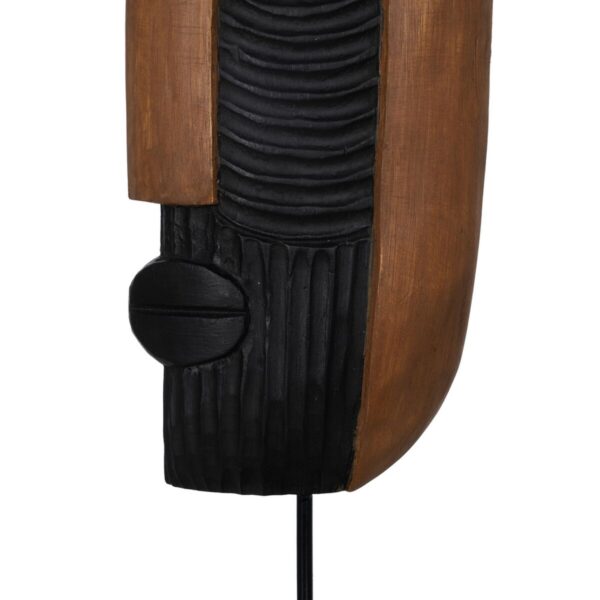 Decorative Figure Brown Mask 17,5 x 10 x 50 cm - Image 4