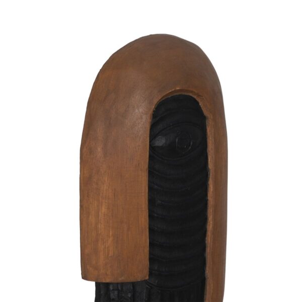 Decorative Figure Brown Mask 17,5 x 10 x 50 cm - Image 6