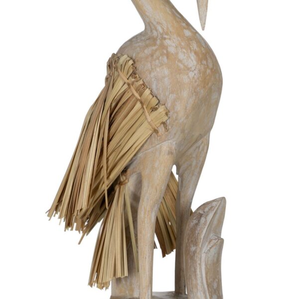 Decorative Figure White Natural Heron 20 x 10 x 62 cm - Image 4