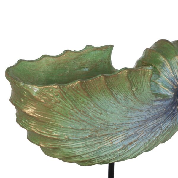 Decorative Figure Brown Green Snail 30 x 12 x 30 cm - Image 5