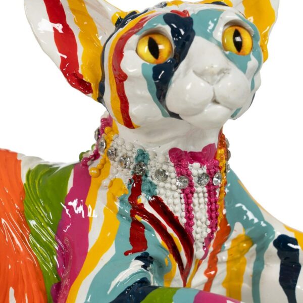 Decorative Figure Cat 33,5 x 15,5 x 15 cm - Image 3