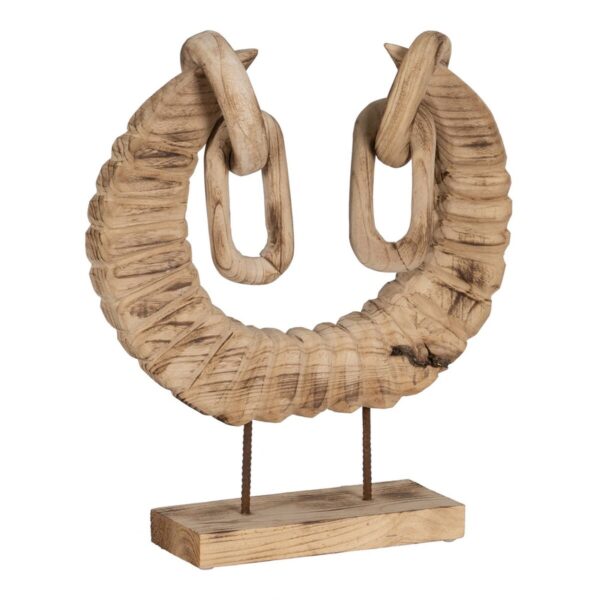 Decorative Figure Natural Horns 50 x 12 x 42 cm - Image 2