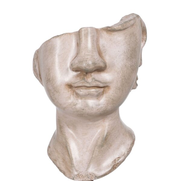 Decorative Figure Beige Face 12,5 x 13,5 x 27,5 cm - Image 3