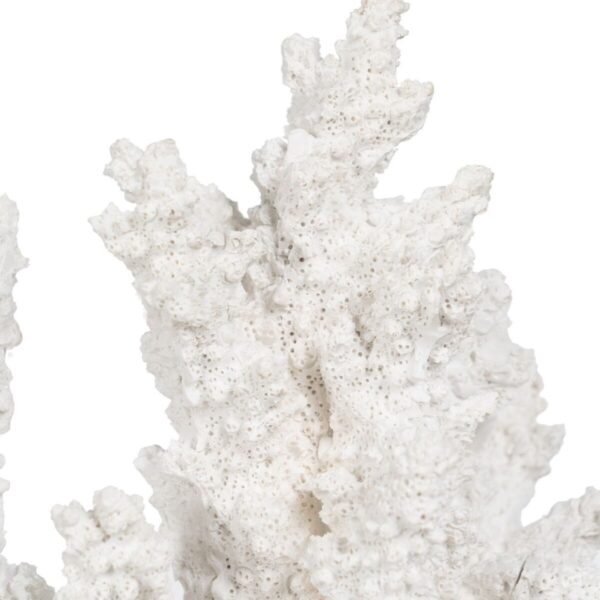 Decorative Figure White Resin Coral 34 X 13 X 27 CM - Image 4