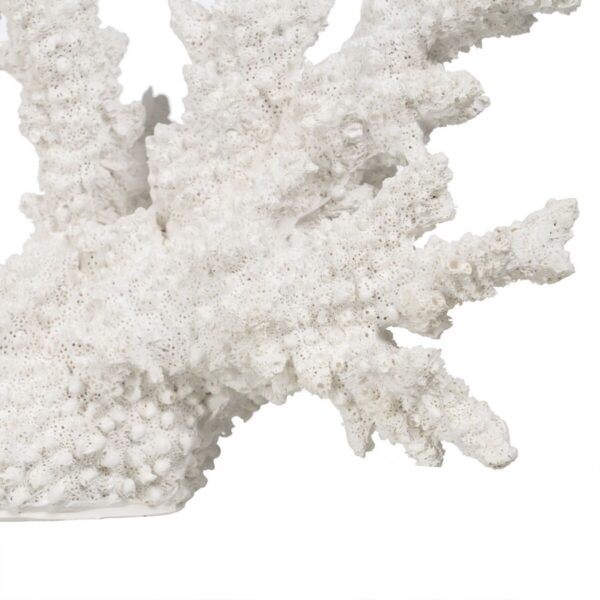 Decorative Figure White Resin Coral 34 X 13 X 27 CM - Image 5