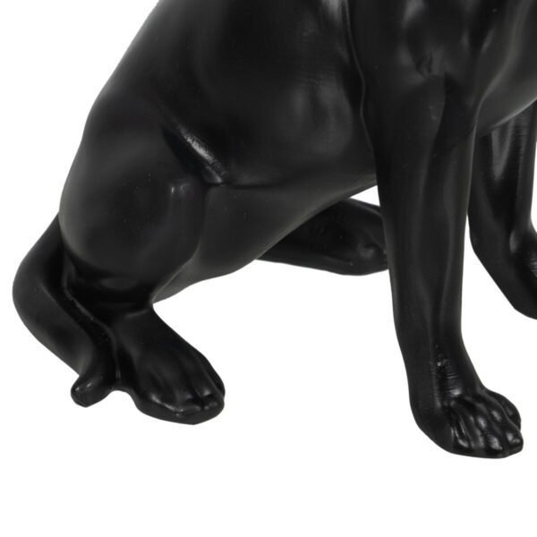 Decorative Figure Black Golden Dog 17 x 11,7 x 25,5 cm - Image 3
