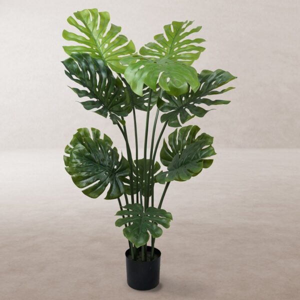 Decorative Plant Polyurethane Cement Monstera 150 cm - Image 2