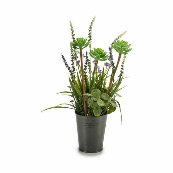 Decorative Plant Lavendar Metal Plastic 13 x 40 x 13 cm (12 Units) - Image 2