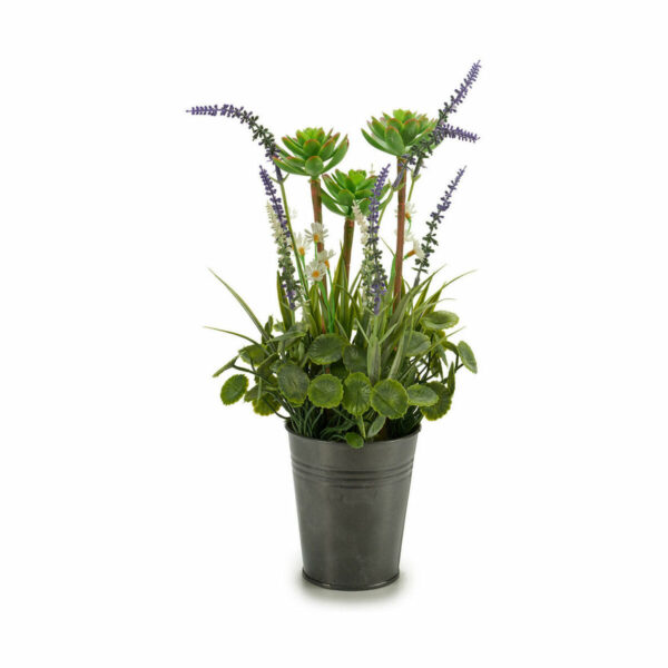 Decorative Plant Lavendar Metal Plastic 13 x 40 x 13 cm (12 Units) - Image 3