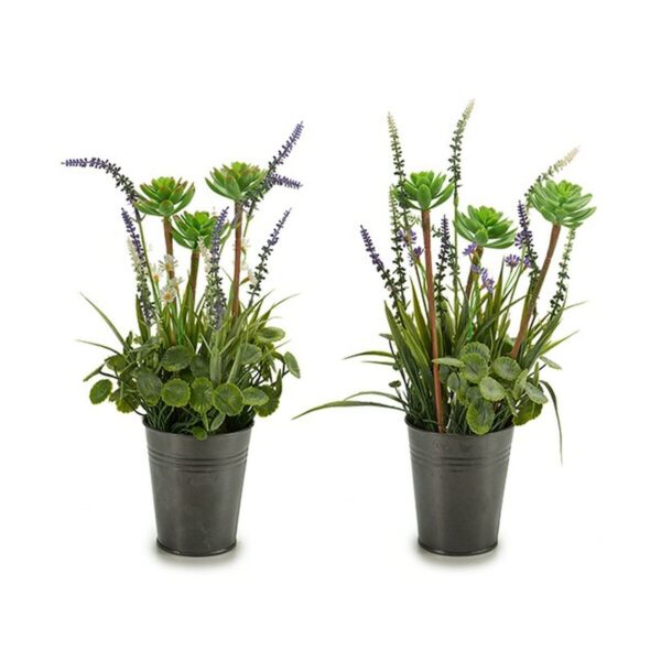 Decorative Plant Lavendar Metal Plastic 13 x 40 x 13 cm (12 Units) - Image 4
