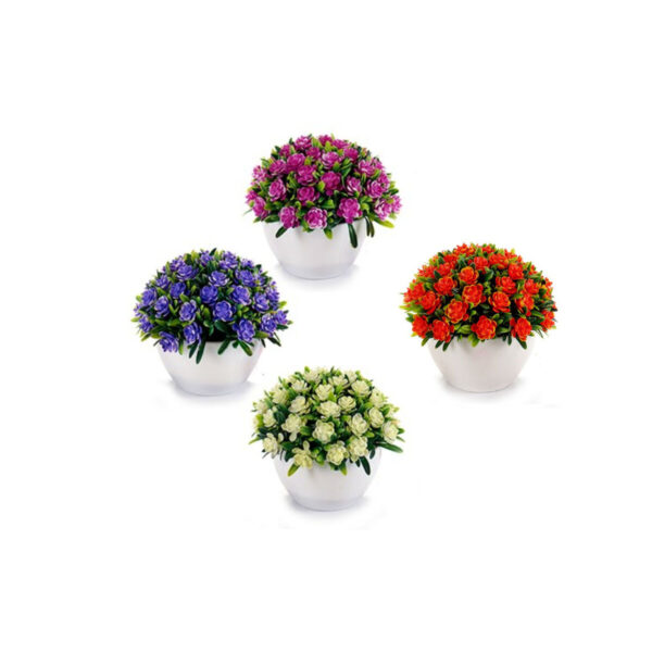 Decorative Flower Bunch Plastic 14 x 12 x 14 cm (12 Units) - Image 2
