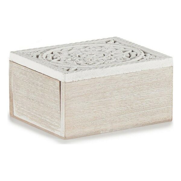Decorative box 16 x 8 x 11 cm Wood (6 Units) - Image 3