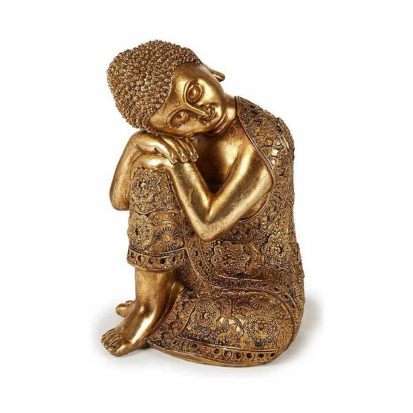 Decorative Figure Buddha Sitting Golden 20 x 30 x 20 cm (4 Units) - Image 2