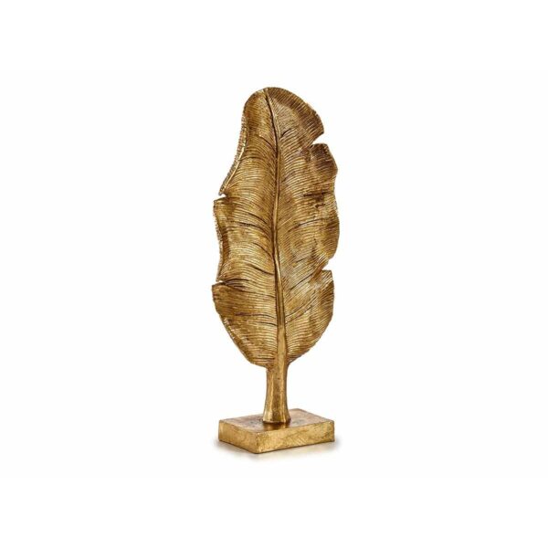Decorative Figure Leaf of a plant Golden 8 x 43,5 x 17 cm (6 Units) - Image 2