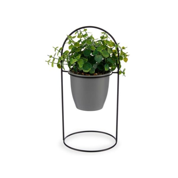 Decorative Plant Sheets Circular Metal Plastic 21 x 30 x 21 cm (8 Units) - Image 2
