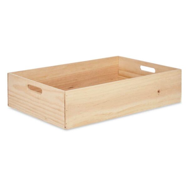 Decorative box Pine 40 x 14 x 60 cm (4 Units) - Image 2