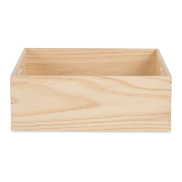Decorative box Pine 35 x 14 x 40 cm (4 Units) - Image 3