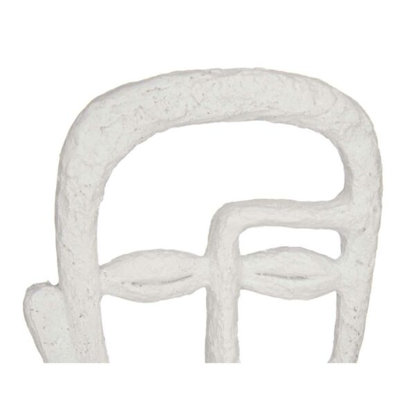 Decorative Figure Face White 19,5 x 38 x 10,5 cm (4 Units) - Image 3