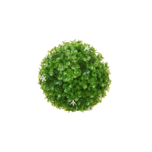 Decorative Plant Flowers Sheets Ball Plastic 17 x 17 x 17 cm (12 Units) - Image 2