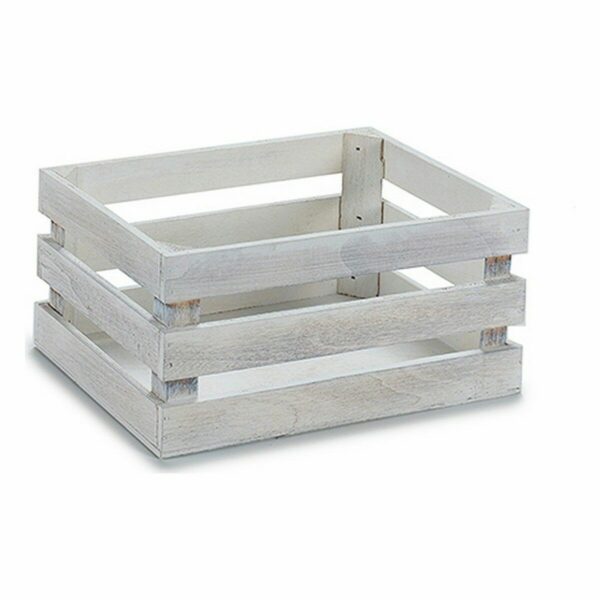 Decorative box White Aspen wood 22 x 9 x 13 cm (48 Units) - Image 2