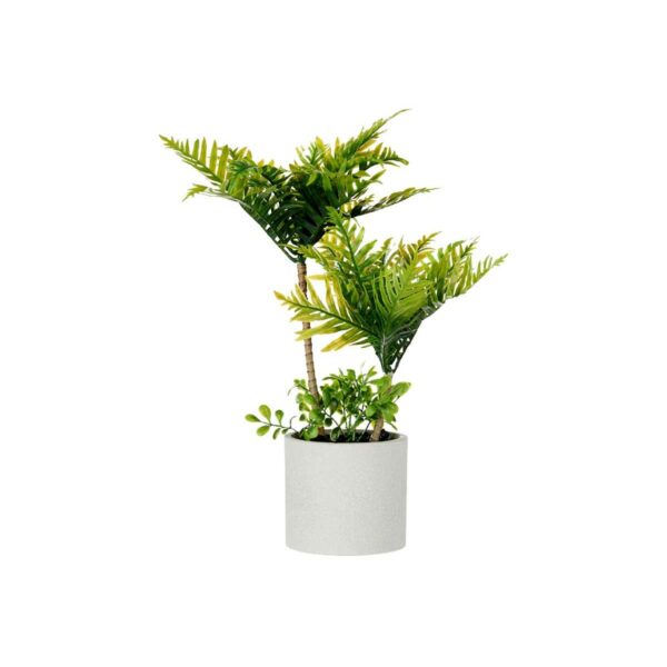 Decorative Plant Palm tree Plastic Cement 12 x 45 x 12 cm (6 Units) - Image 2