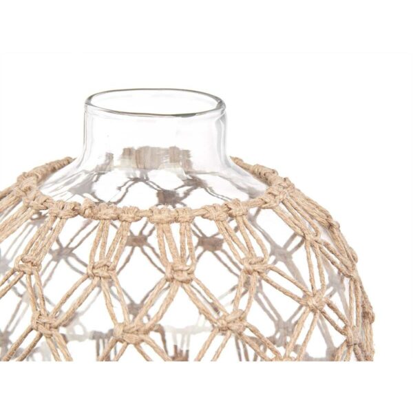Decorative bauble Transparent Natural 21 x 23 cm (4 Units) - Image 3