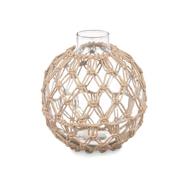 Decorative bauble Transparent Natural 18 x 20 cm (6 Units) - Image 2