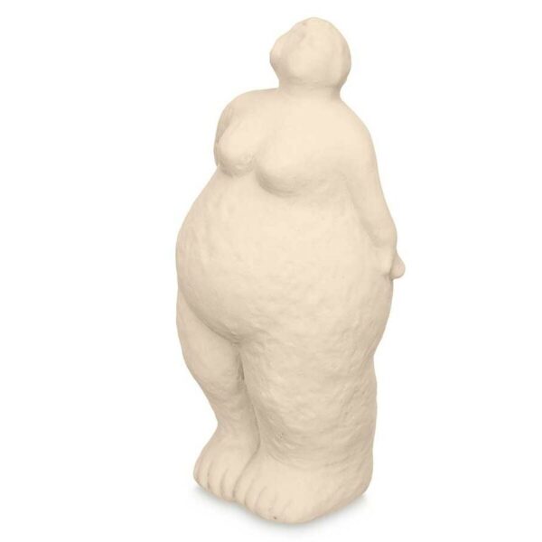 Decorative Figure Beige Dolomite 14 x 34 x 12 cm (6 Units) Lady Standing - Image 2
