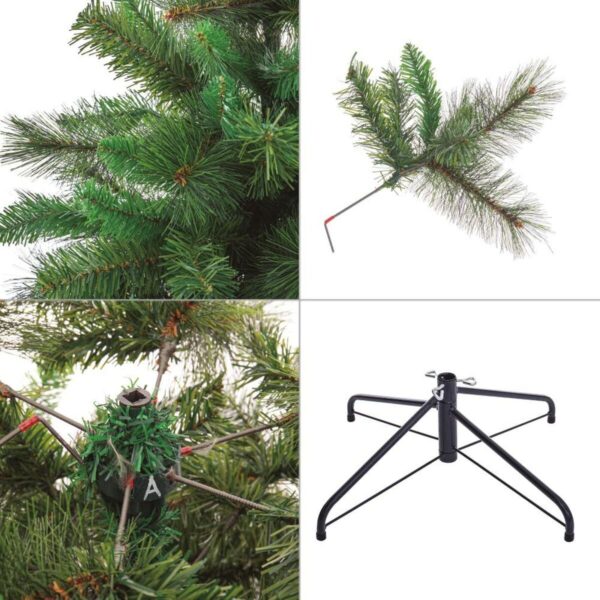 Christmas Tree Green PVC Metal Polyethylene 120 cm - Image 2