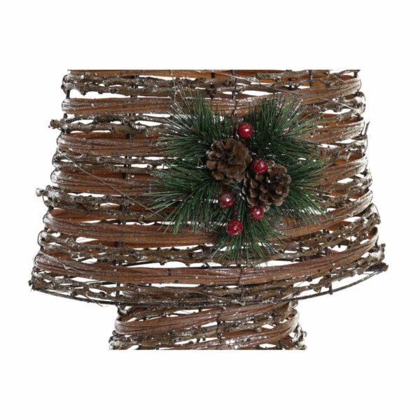 Christmas Tree DKD Home Decor Multicolour Copper Natural Plastic 32 x 18 x 100 cm (3 Units) - Image 3