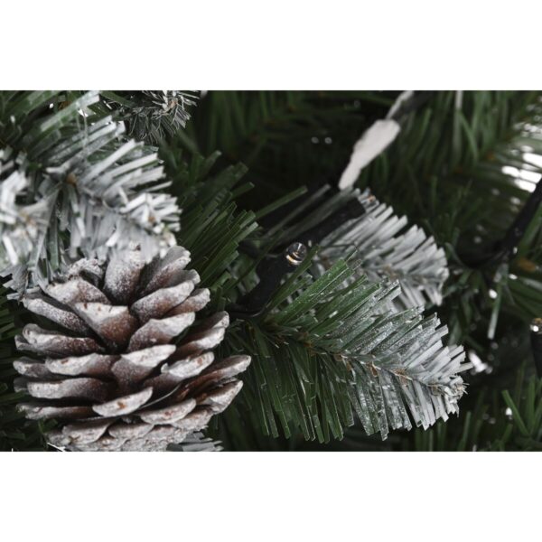 Christmas Tree DKD Home Decor LED Light Green Metal Polyethylene 130 x 130 x 218 cm - Image 7