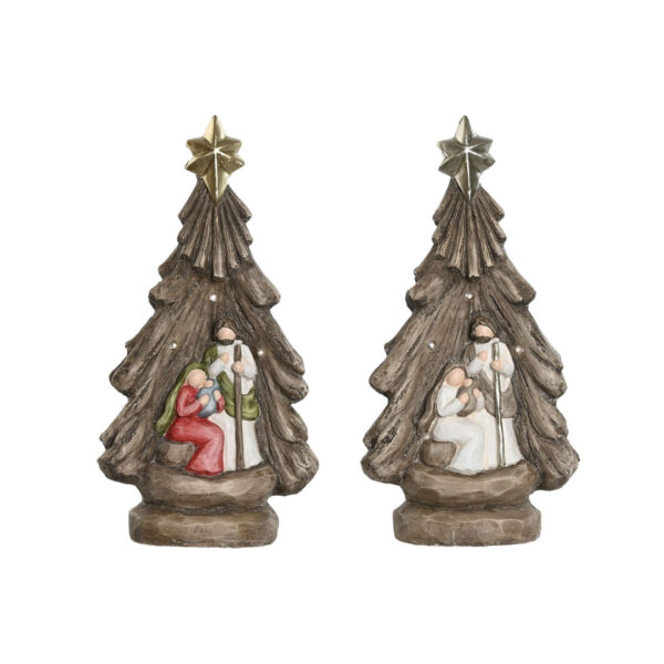 Christmas nativity set Home ESPRIT Green Grey Magnesium 23 x 13,5 x 45 cm (2 Units) - Image 5