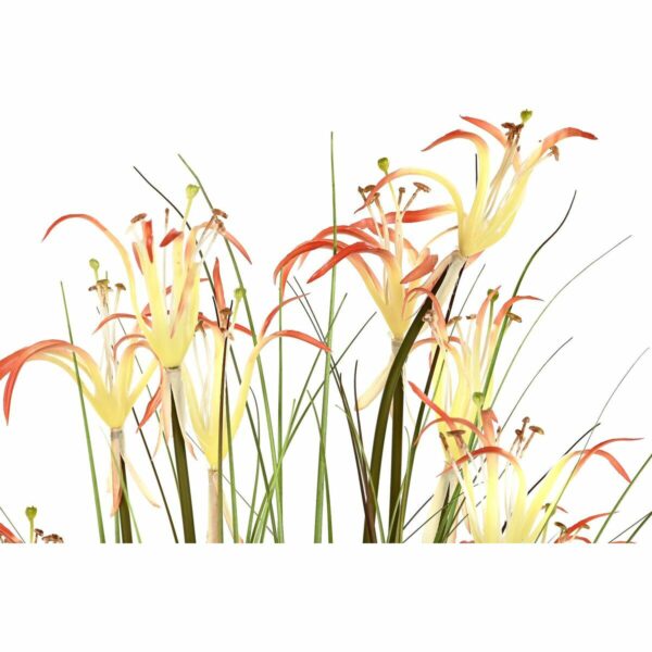 Decorative Plant DKD Home Decor 45 x 45 x 140 cm Metal Orange Green Burgundy PVC (2 Units) - Image 2