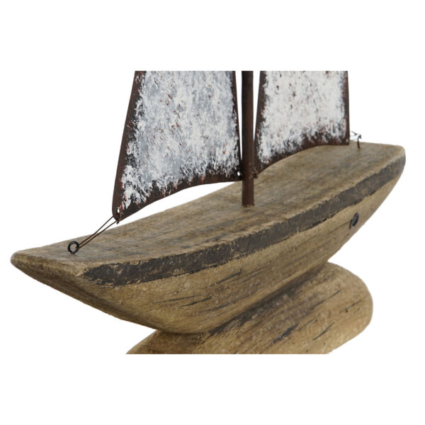 Decorative Figure Home ESPRIT White Natural Candle maker Aged finish 35,3 x 8 x 46,5 cm - Image 2